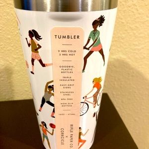 Authentic NWT Corkcicle, Rifle Paper Co. 16oz Tumbler-Sports Girls